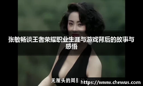 张敏畅谈王者荣耀职业生涯与游戏背后的故事与感悟