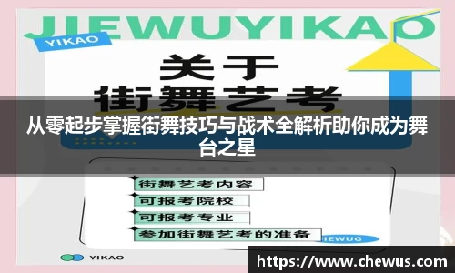 从零起步掌握街舞技巧与战术全解析助你成为舞台之星