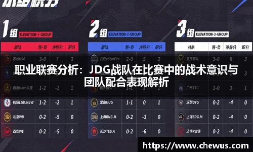 职业联赛分析：JDG战队在比赛中的战术意识与团队配合表现解析
